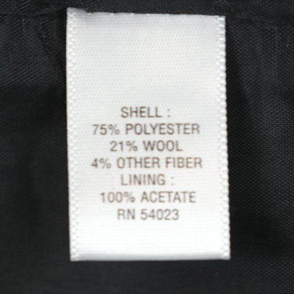 Banana Republic Women's Size 4 Black & Gray Striped Wool Blend Mini Pencil Skirt - Picture 6 of 7